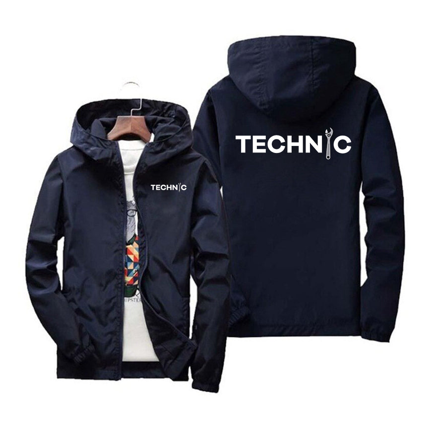 Technic Designed Windbreaker Jackets