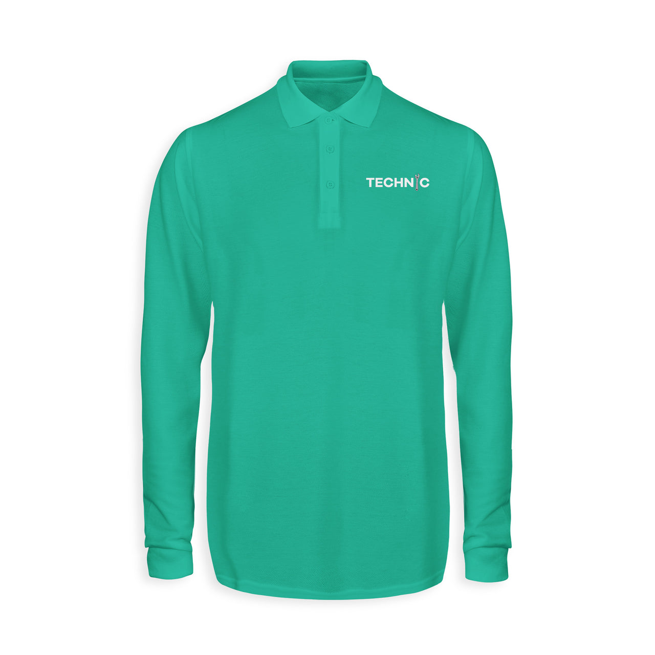 Technic Designed Long Sleeve Polo T-Shirts