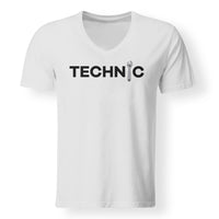 Thumbnail for Technic Designed V-Neck T-Shirts