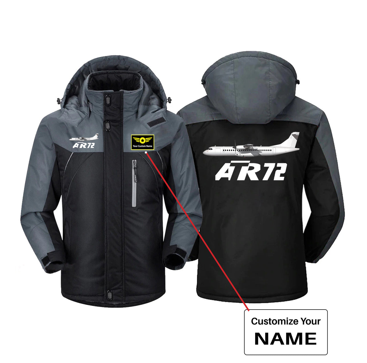 The ATR72 Designed Thick Winter Jackets