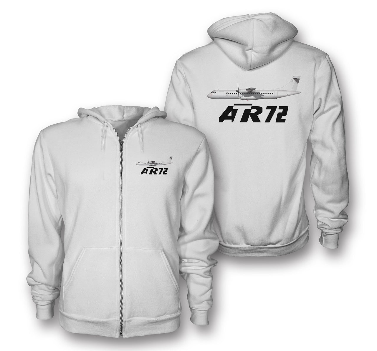 The ATR72 Designed Zipped Hoodies