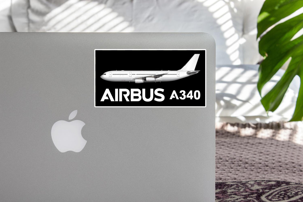 The Airbus A340 Designed Stickers