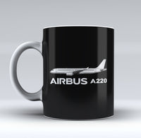 Thumbnail for The Airbus A220 Designed Mugs