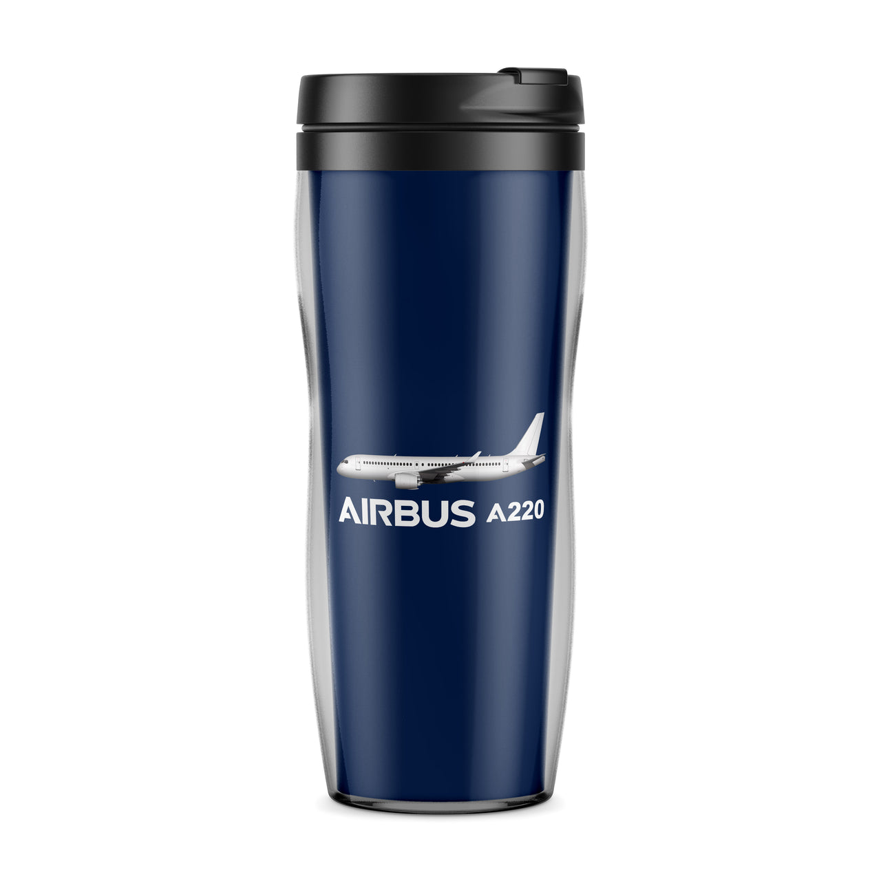 The Airbus A220 Designed Travel Mugs