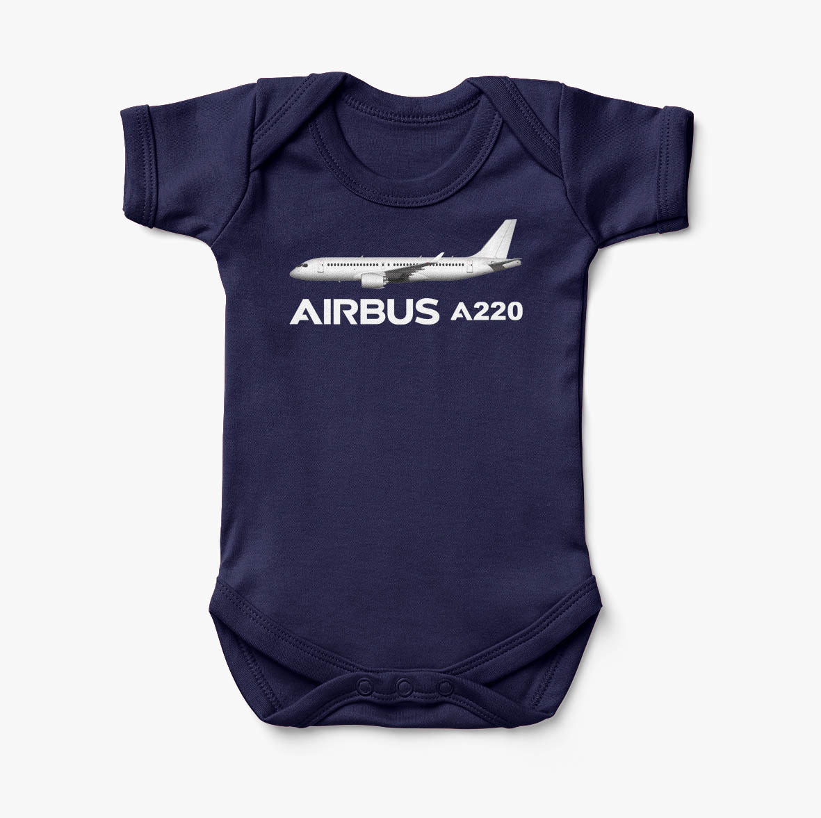 The Airbus A220 Designed Baby Bodysuits