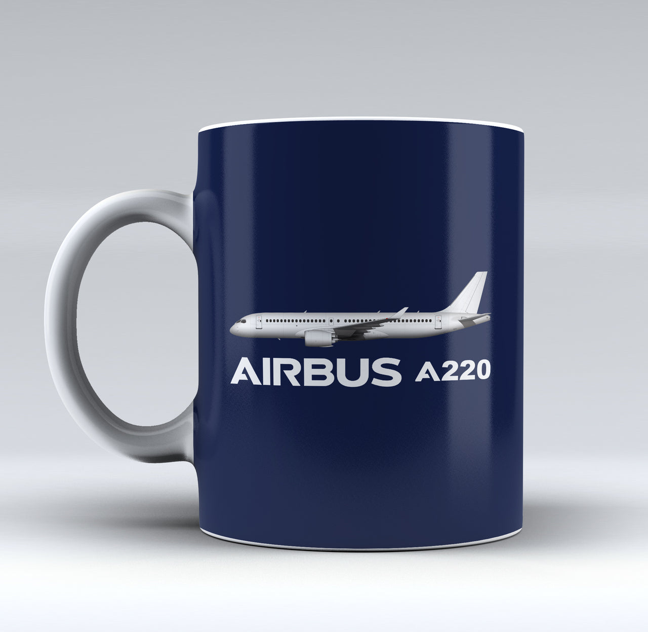 The Airbus A220 Designed Mugs