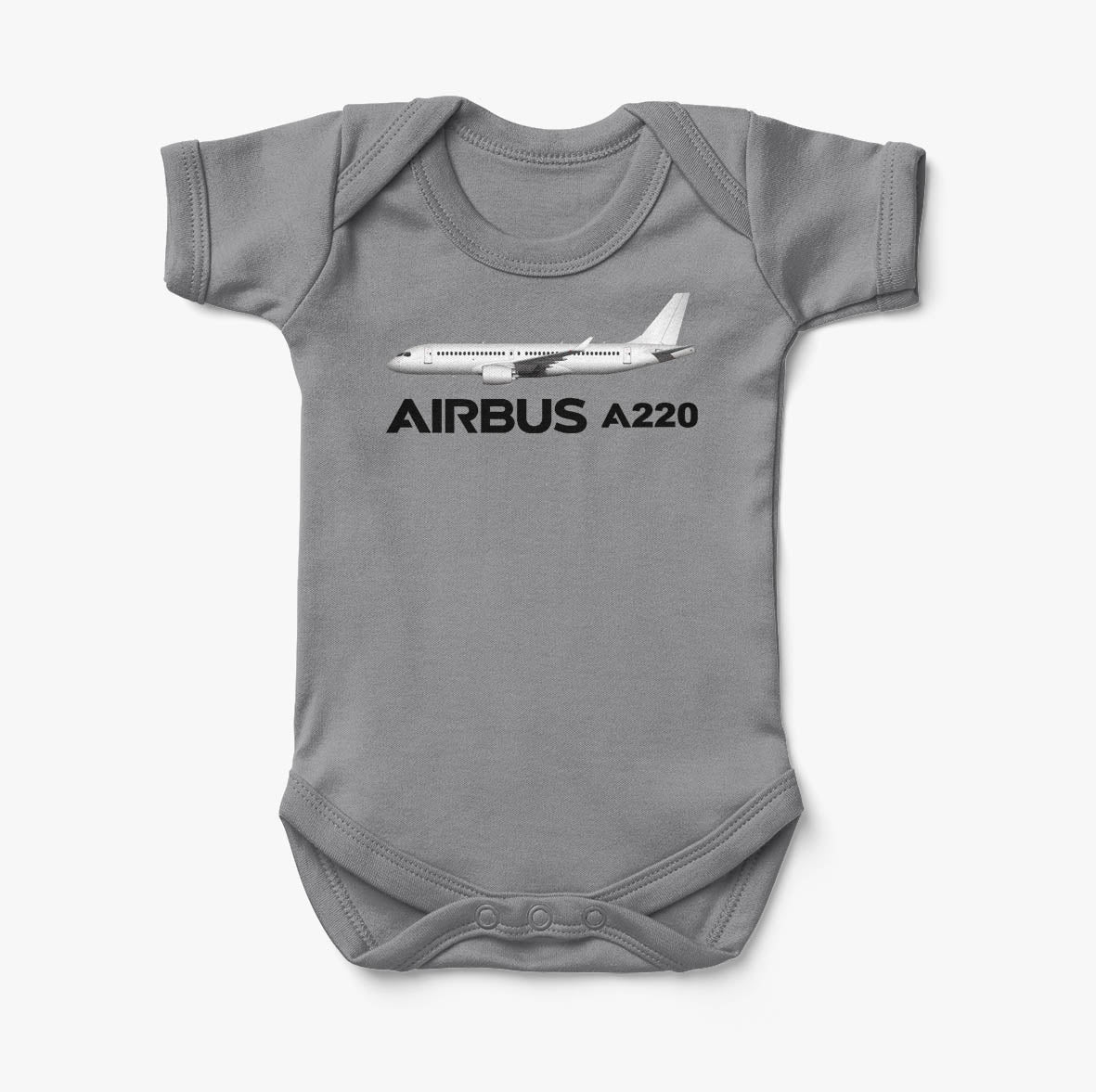 The Airbus A220 Designed Baby Bodysuits