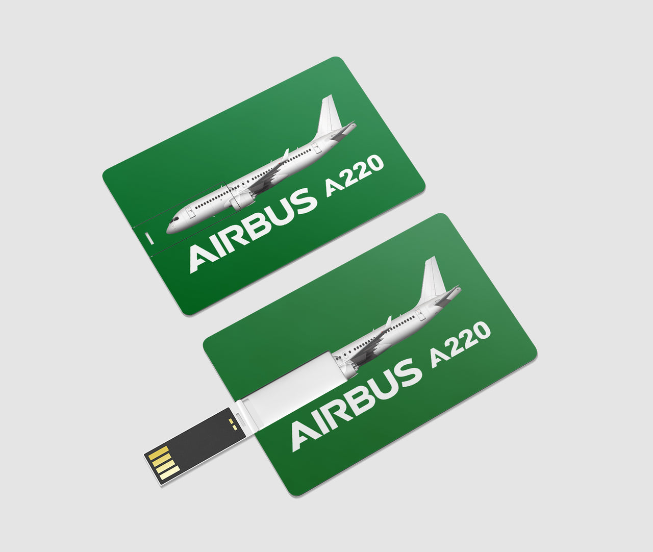 The Airbus A220 Designed USB Cards