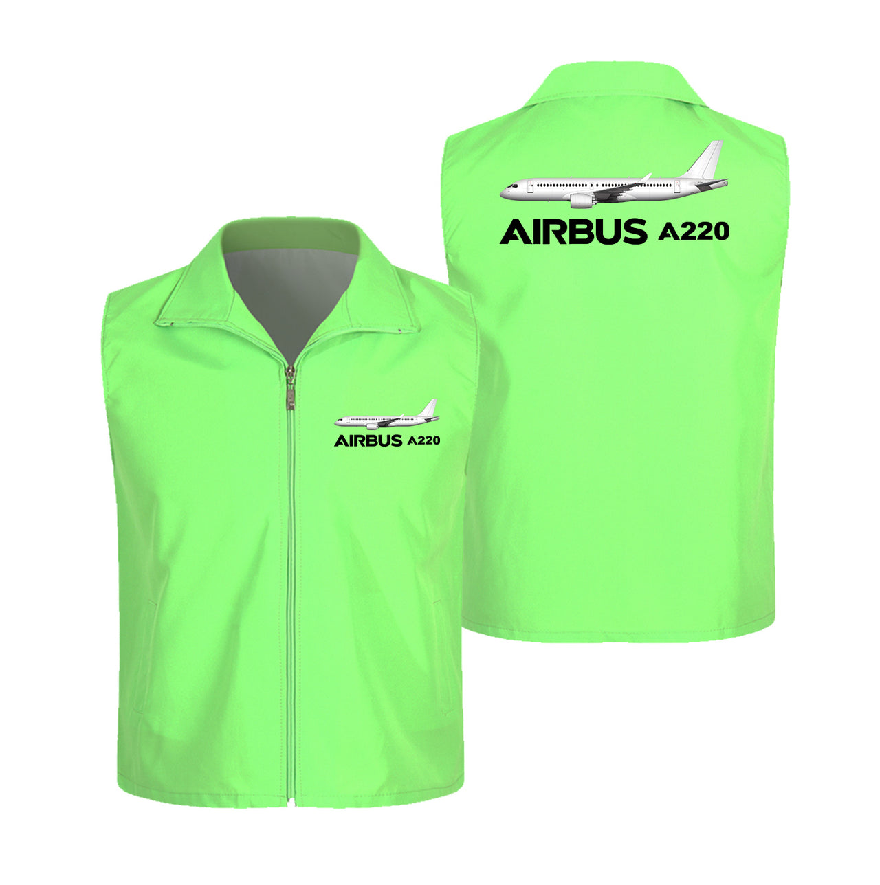 The Airbus A220 Designed Thin Style Vests