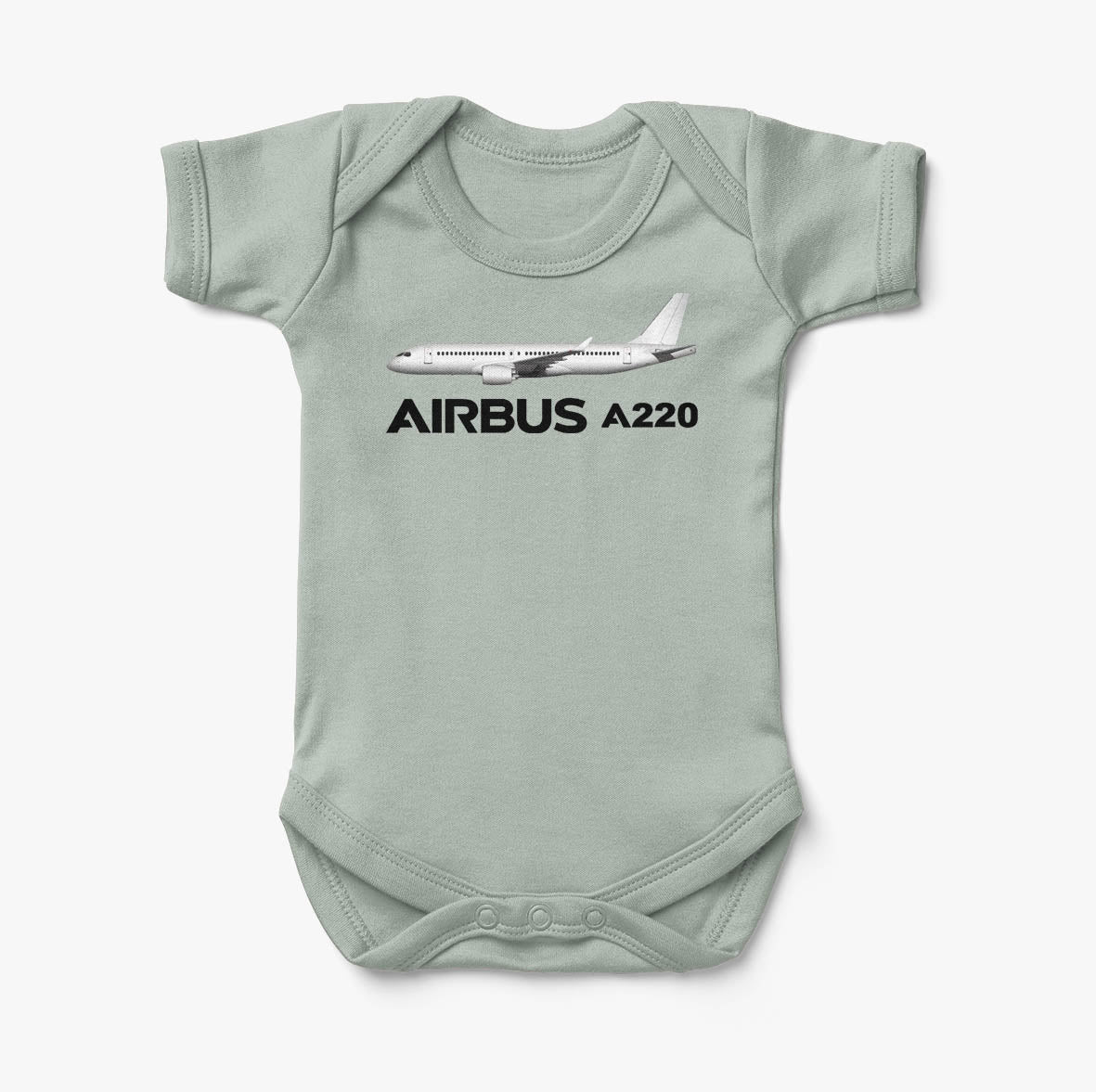 The Airbus A220 Designed Baby Bodysuits