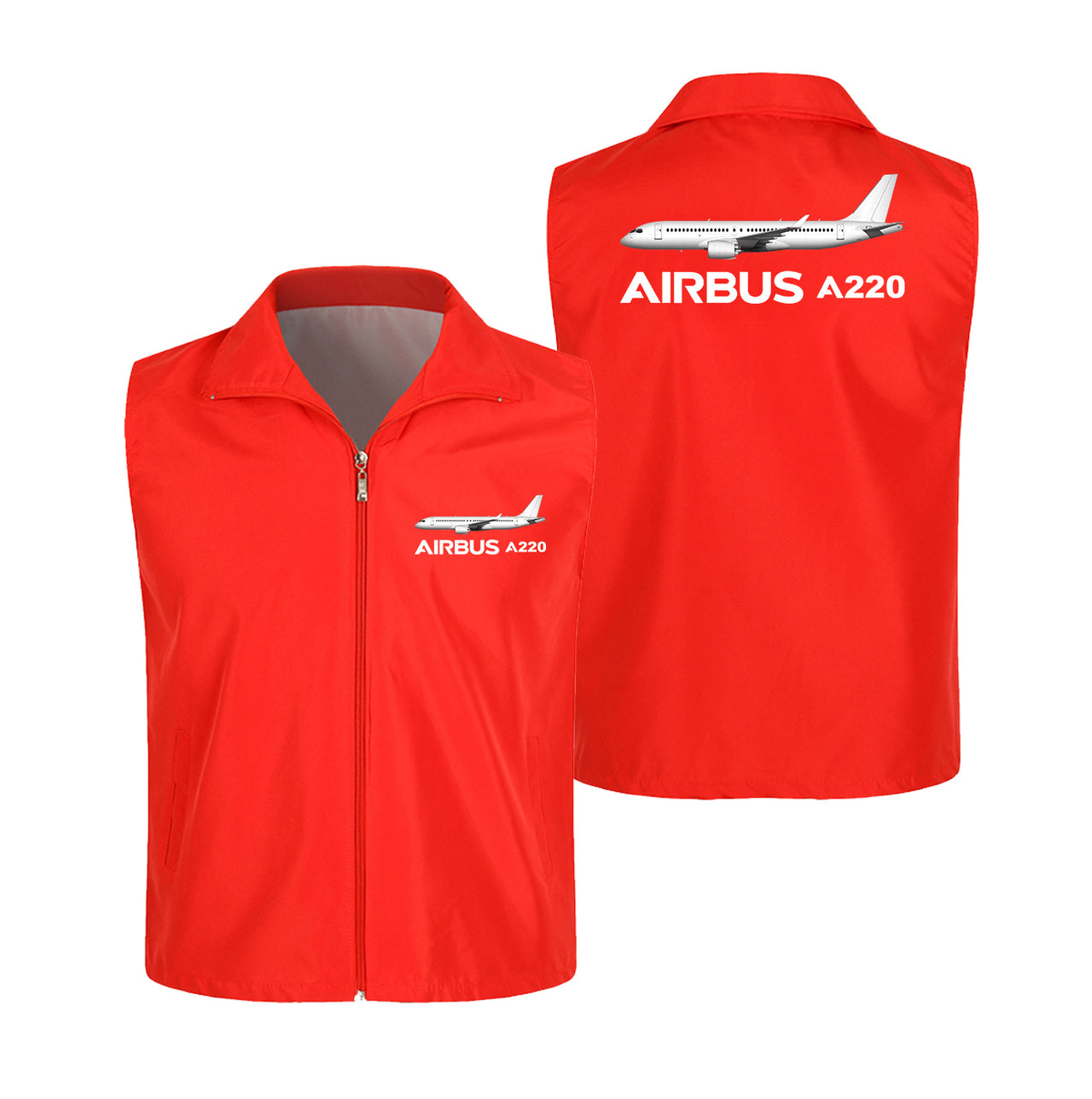 The Airbus A220 Designed Thin Style Vests