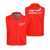Thumbnail for The Airbus A220 Designed Thin Style Vests