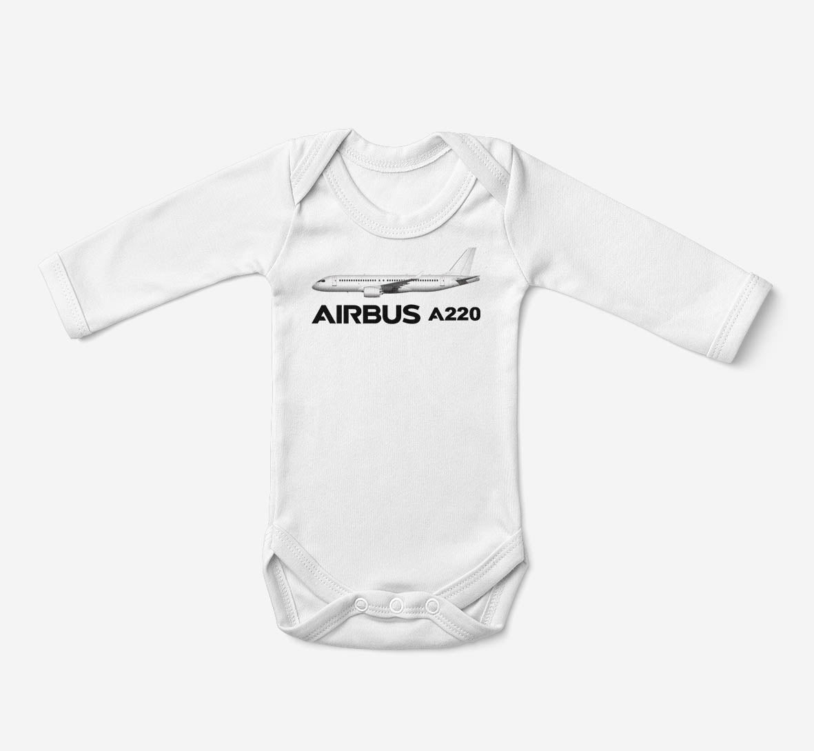 The Airbus A220 Designed Baby Bodysuits