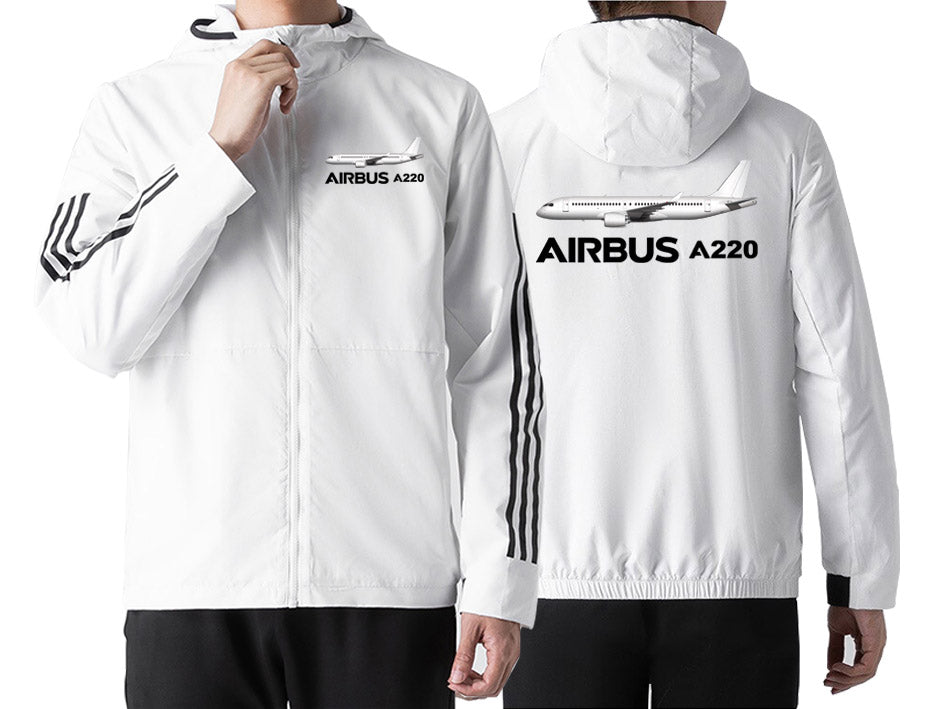 The Airbus A220 Designed Sport Style Jackets