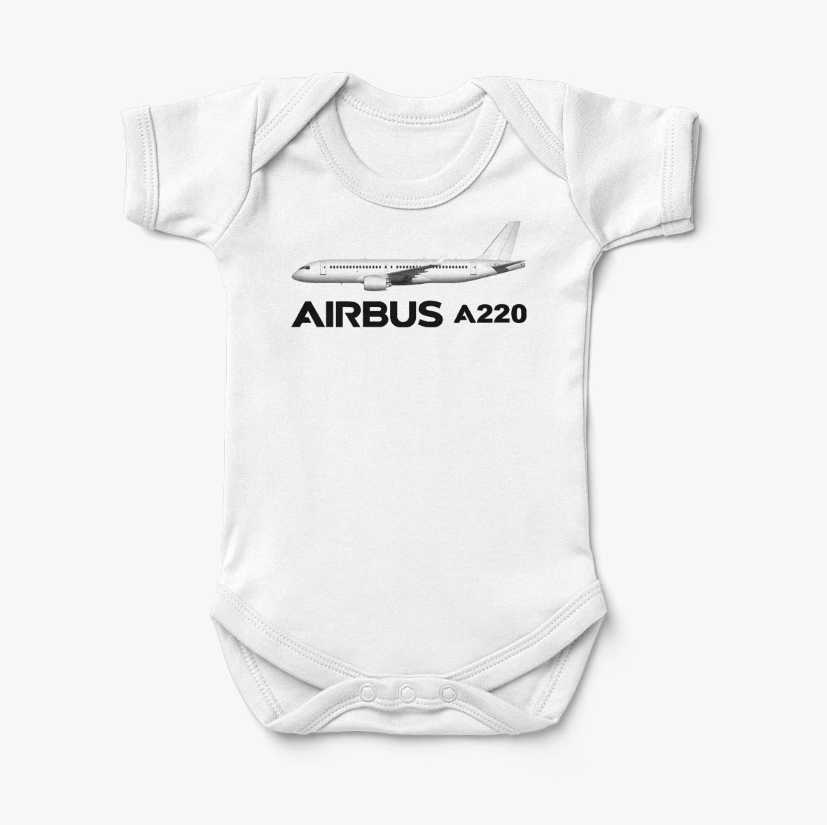 The Airbus A220 Designed Baby Bodysuits