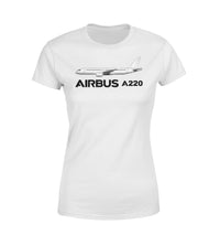 Thumbnail for The Airbus A220 Designed Women T-Shirts