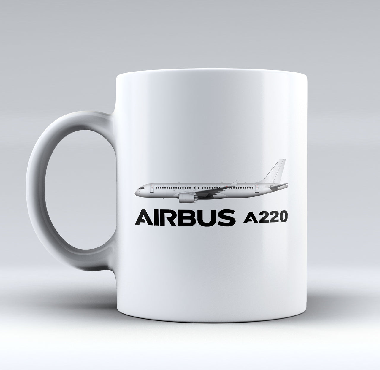 The Airbus A220 Designed Mugs