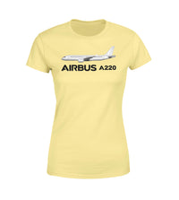 Thumbnail for The Airbus A220 Designed Women T-Shirts