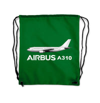 Thumbnail for The Airbus A310 Designed Drawstring Bags
