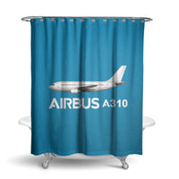 Thumbnail for The Airbus A310 Designed Shower Curtains