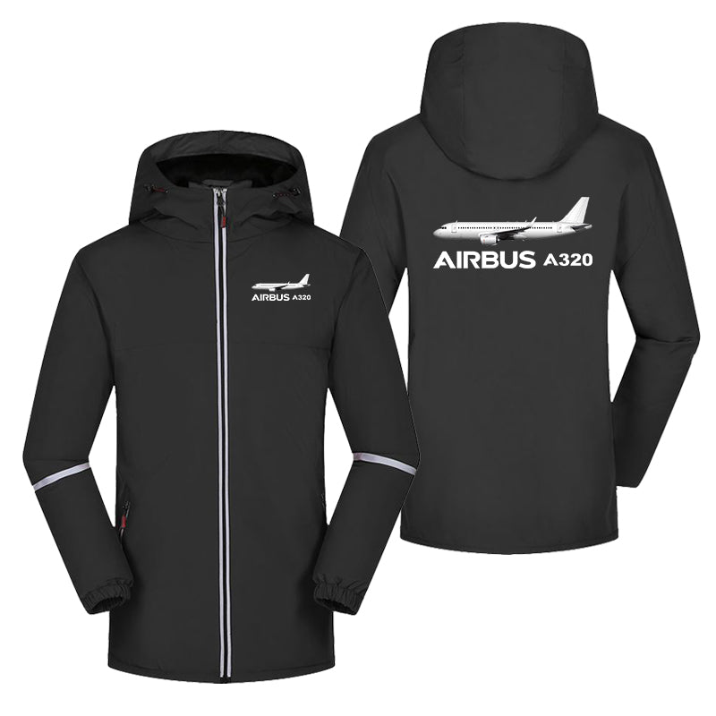 The Airbus A320 Designed Rain Coats & Jackets