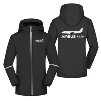 Thumbnail for The Airbus A320 Designed Rain Coats & Jackets