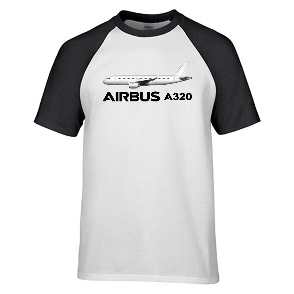 The Airbus A320 Designed Raglan T-Shirts