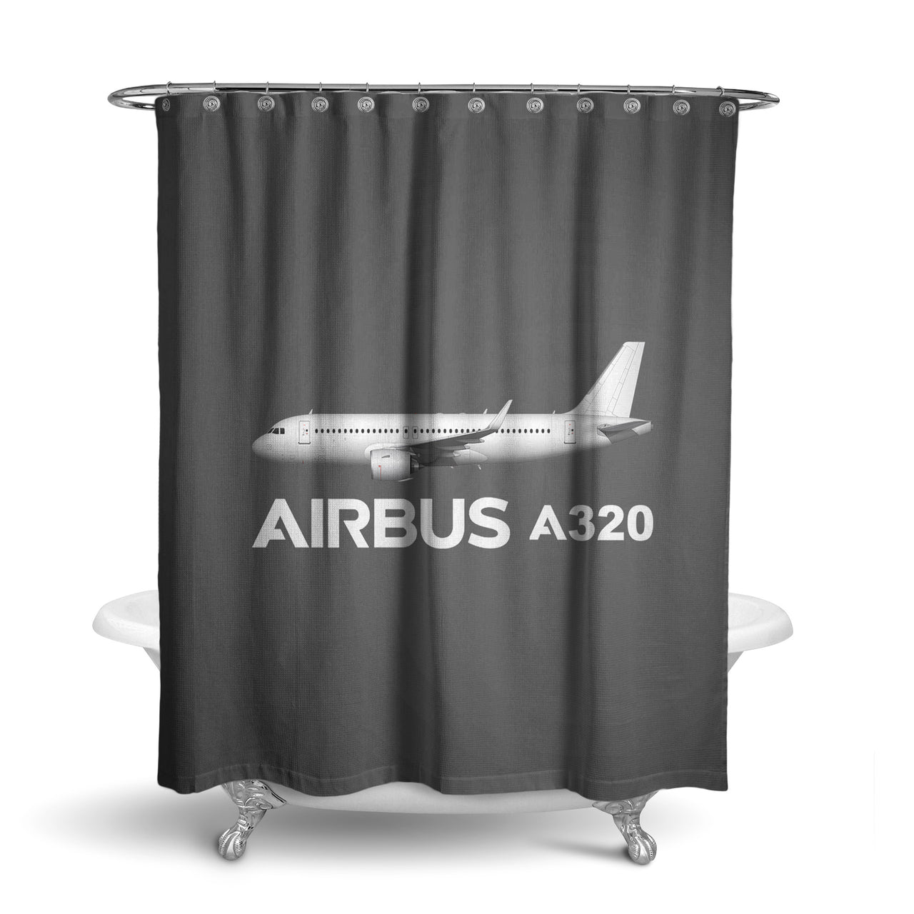 The Airbus A320 Designed Shower Curtains