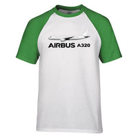Thumbnail for The Airbus A320 Designed Raglan T-Shirts