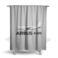 Thumbnail for The Airbus A320 Designed Shower Curtains