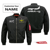 Thumbnail for The Airbus A320neo Designed Pilot Jackets (Customizable)