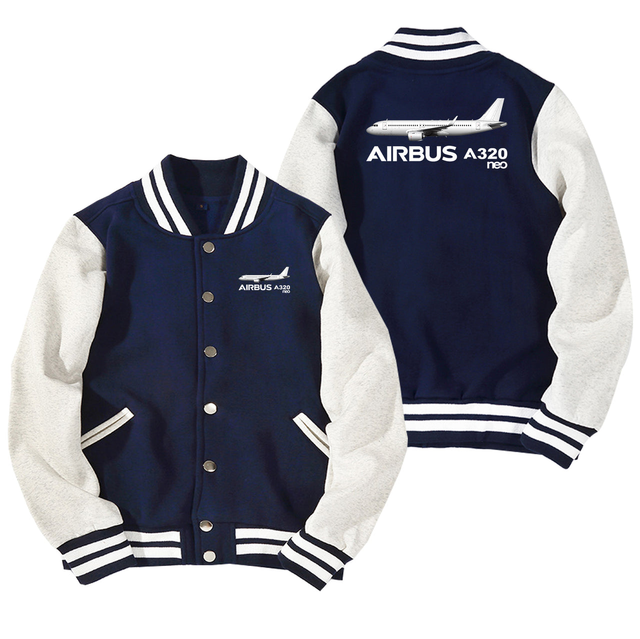 The Airbus A320Neo Designed Baseball Style Jackets