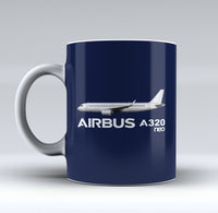 Thumbnail for The Airbus A320Neo Designed Mugs