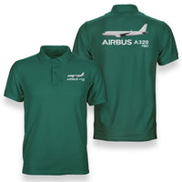 Thumbnail for The Airbus A320Neo Designed Double Side Polo T-Shirts