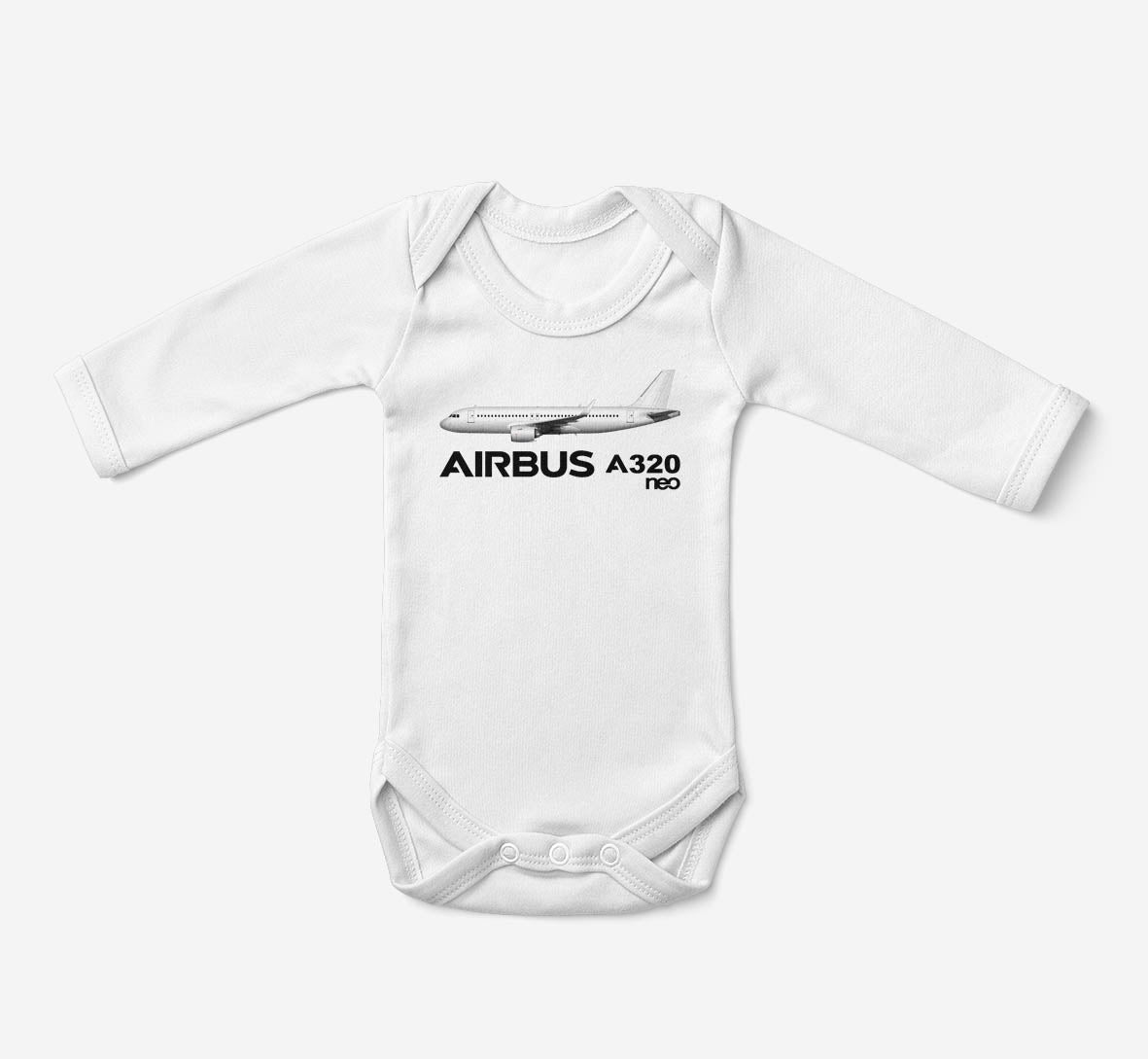 The Airbus A320Neo Designed Baby Bodysuits