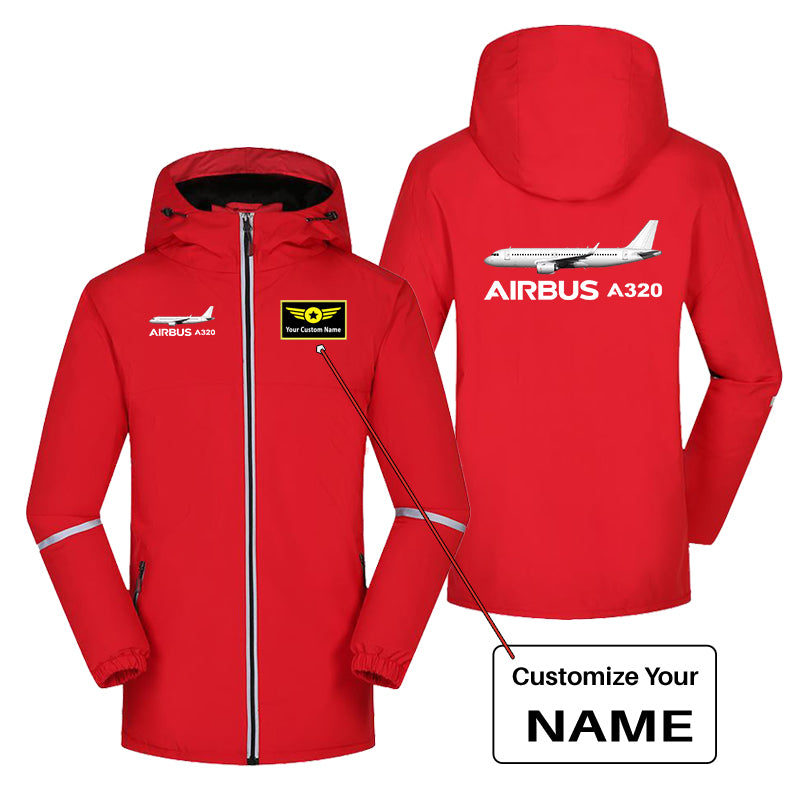 The Airbus A320 Designed Rain Coats & Jackets