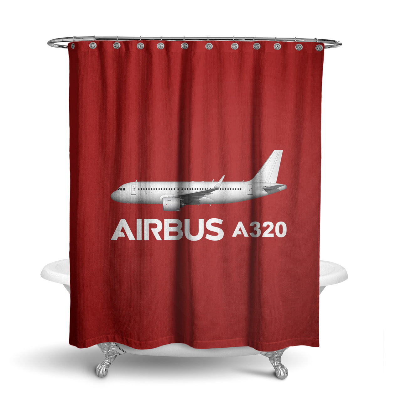 The Airbus A320 Designed Shower Curtains