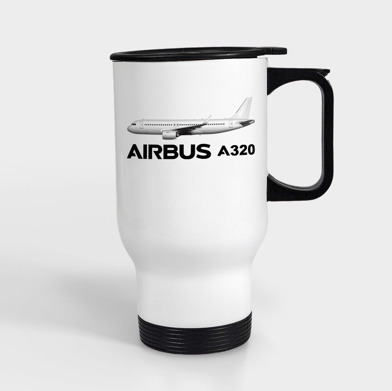 The Airbus A320 Designed Travel Mugs (With Holder)