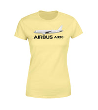 Thumbnail for The Airbus A320 Designed Women T-Shirts