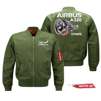 Thumbnail for The Airbus A320 & CFM56 Engine Designed Pilot Jackets (Customizable)