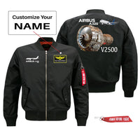 Thumbnail for Airbus A320neo & V2500 Engine Designed Pilot Jackets (Customizable)