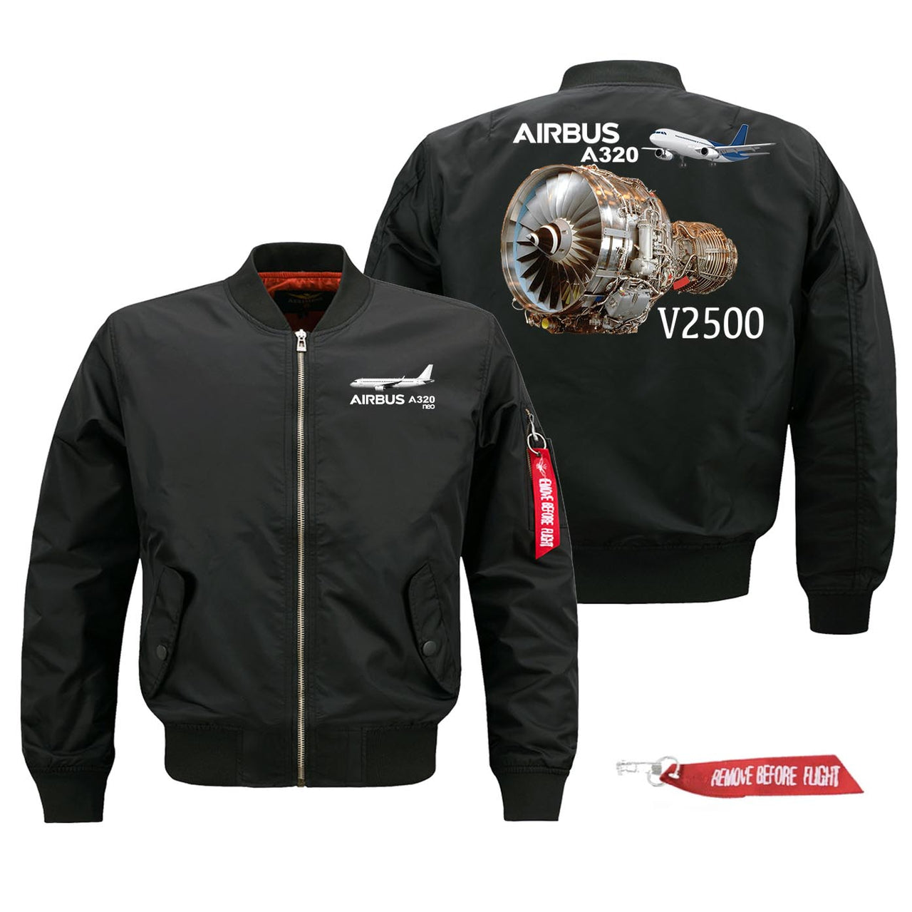 Airbus A320neo & V2500 Engine Designed Pilot Jackets (Customizable)