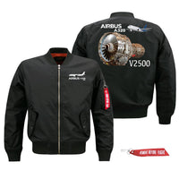 Thumbnail for Airbus A320neo & V2500 Engine Designed Pilot Jackets (Customizable)