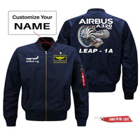 Thumbnail for The Airbus A320neo & Leap 1A Designed Pilot Jackets (Customizable)