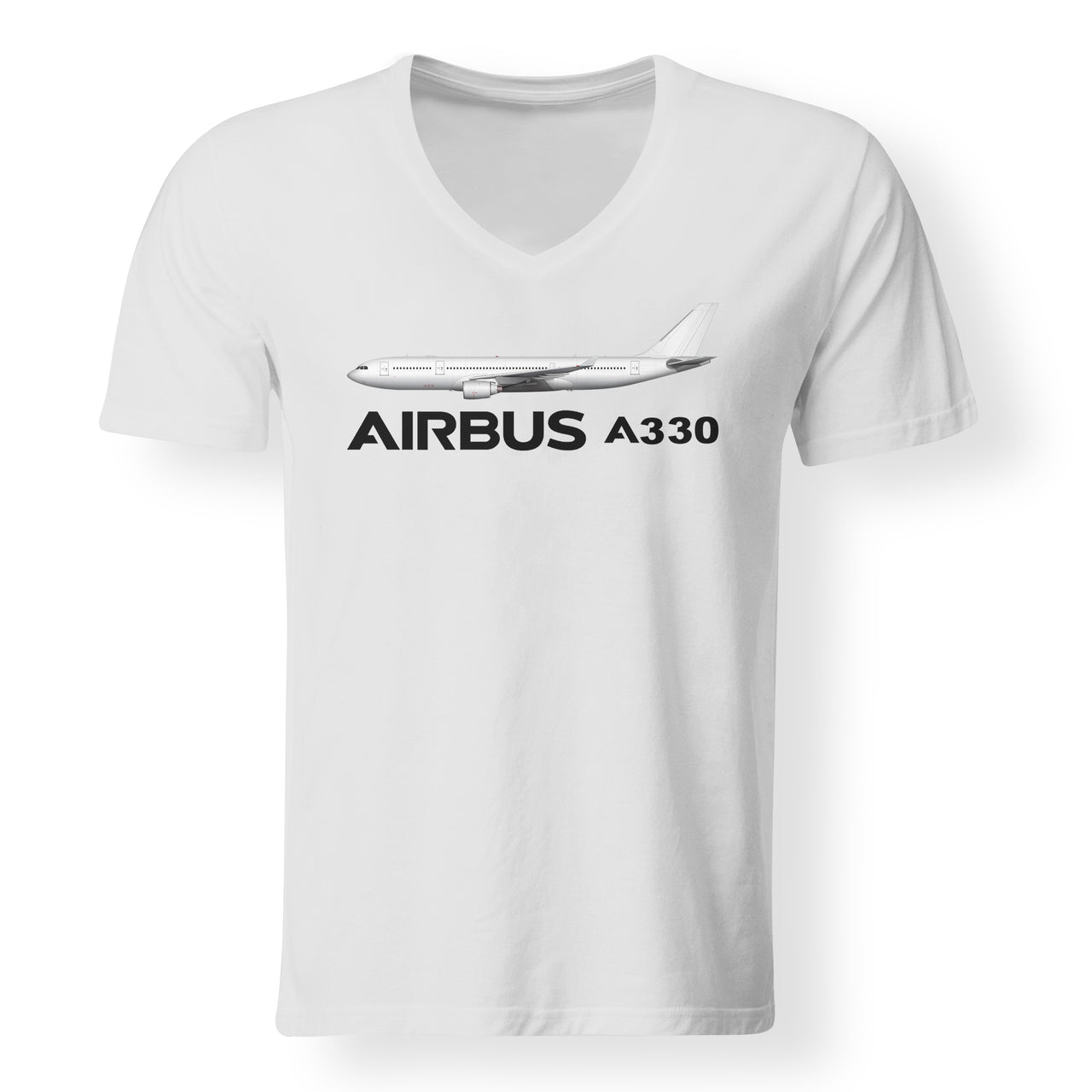 The Airbus A330 Designed V-Neck T-Shirts
