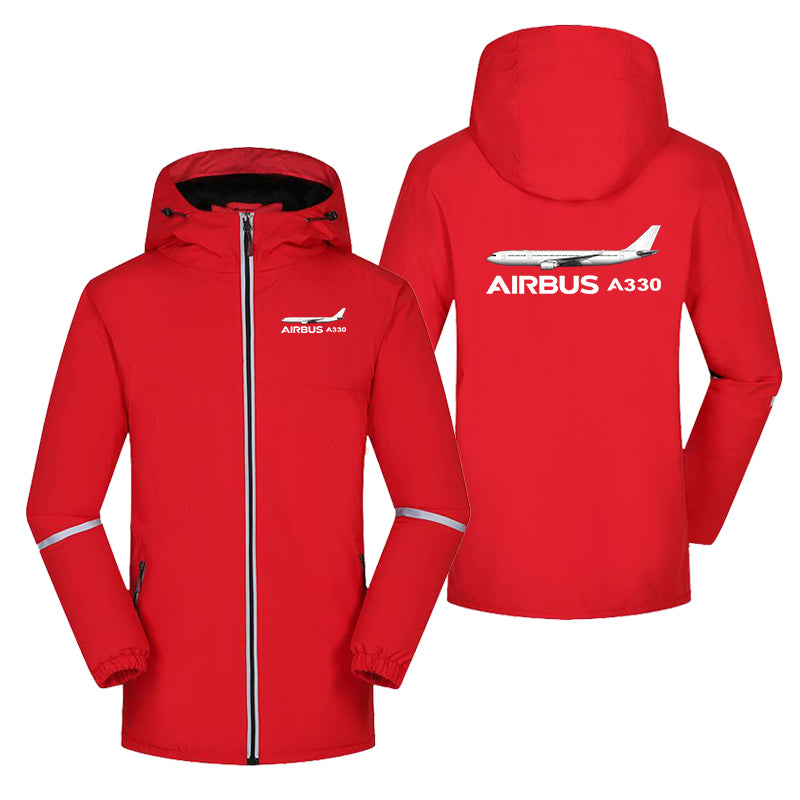 The Airbus A330 Designed Rain Coats & Jackets
