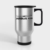 Thumbnail for The Airbus A330 Designed Travel Mugs (With Holder)