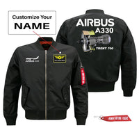 Thumbnail for Airbus A330 & Trent 700 Engine Designed Pilot Jackets (Customizable)