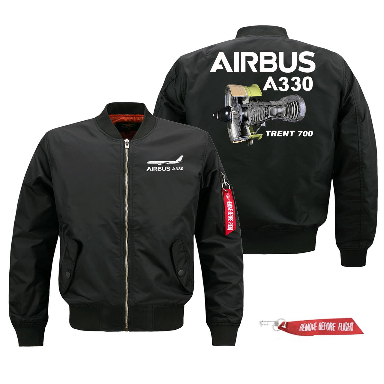 Airbus A330 & Trent 700 Engine Designed Pilot Jackets (Customizable)