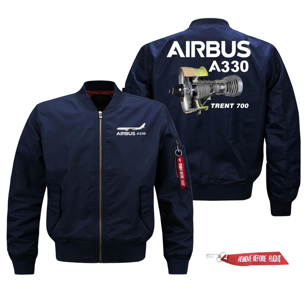 Airbus A330 & Trent 700 Engine Designed Pilot Jackets (Customizable)